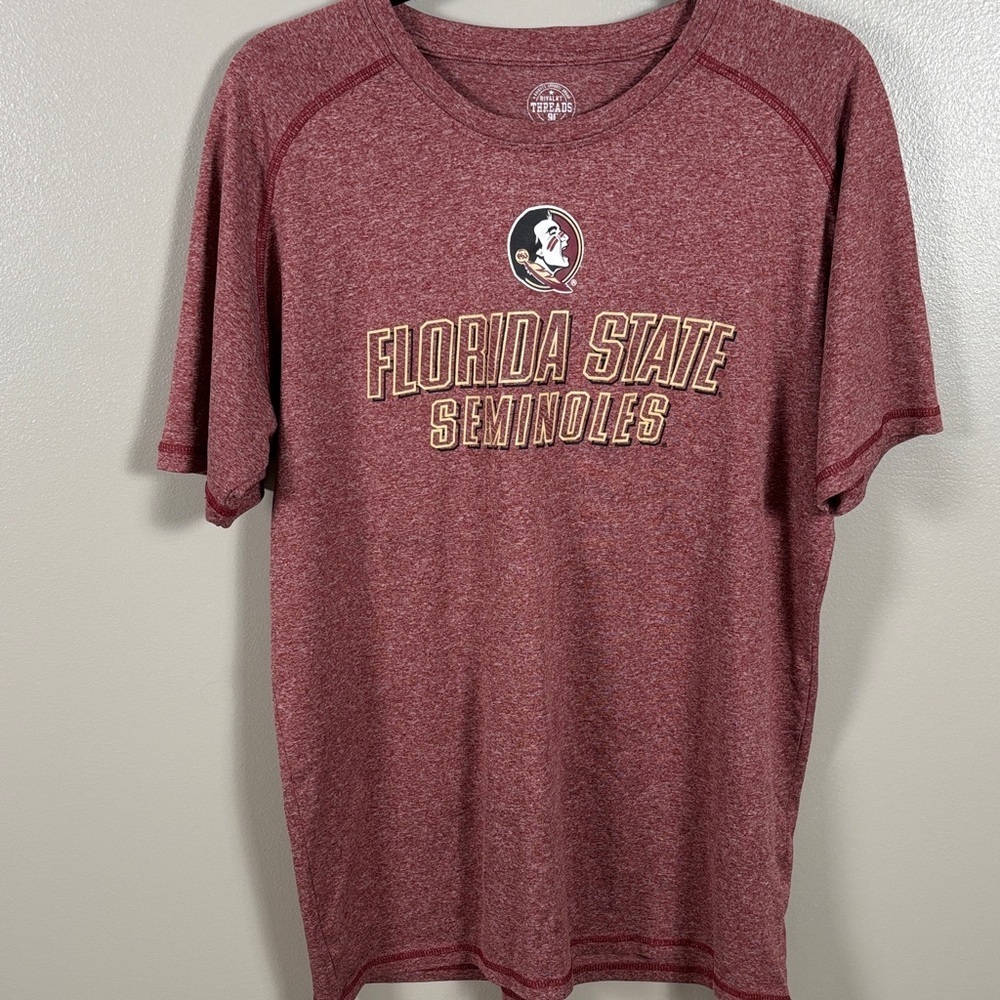 Rivalry Threads Men's Maroon Florida State Seminoles Tee - Picture 7 of 7